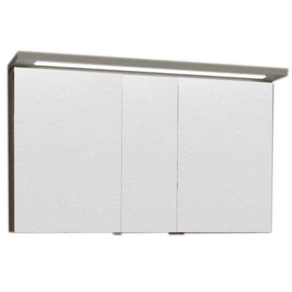 Puris Star Line Spiegelschrank 140 cm Gesimsboden
