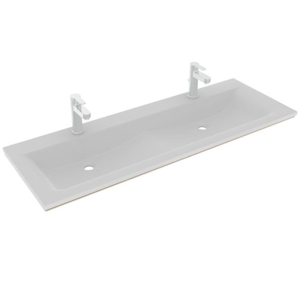 Puris Star Line Möbelwaschtisch - 140,6 cm, evermite