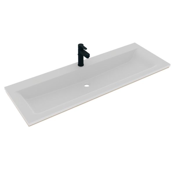 Puris Star Line Möbelwaschtisch - 140,6 cm, evermite