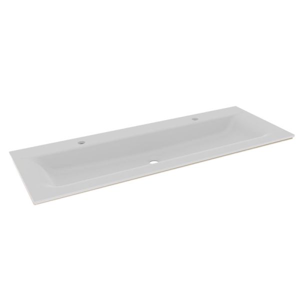 Puris Star Line Möbelwaschtisch Glas Doppelwaschtisch 120,6 cm