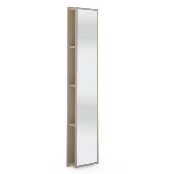 Puris Crescendo Hochschrank - 30 cm, mit Spiegelfläche