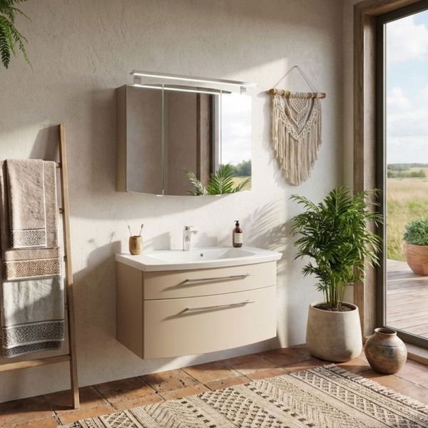 Puris Classic Line Badmöbel Set - 91,2 cm Ambiente