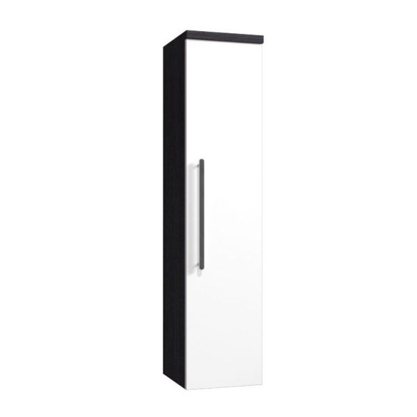 Puris Linea Mittelschrank mit 1 Tür und Abdeckplatte 30 cm