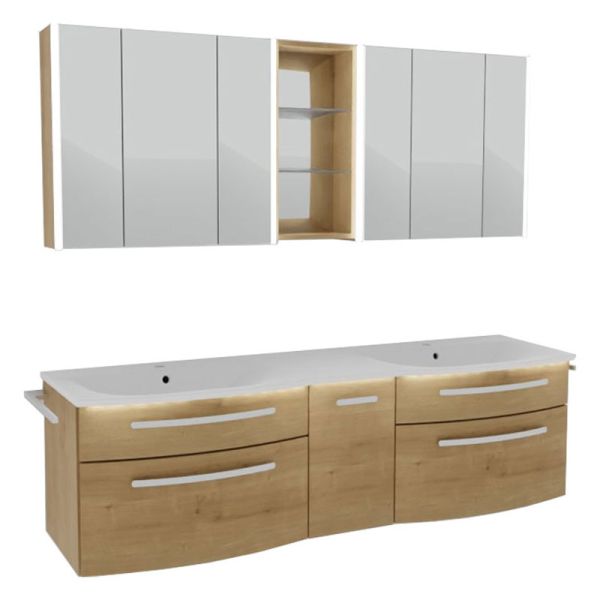 Puris Linea Badmöbel Set 8 170 cm