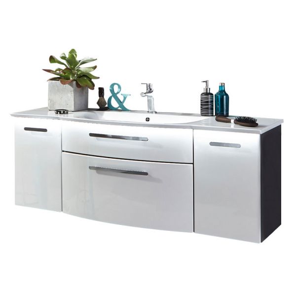 Puris Linea Waschtisch mit Unterschrank Set 3 131 cm
