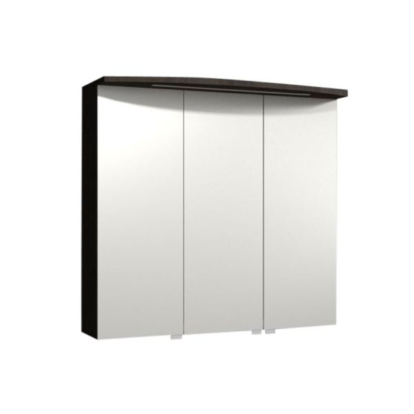 Puris Vuelta Spiegelschrank Serie B mit Gesimsboden mit LED Beleuchtung