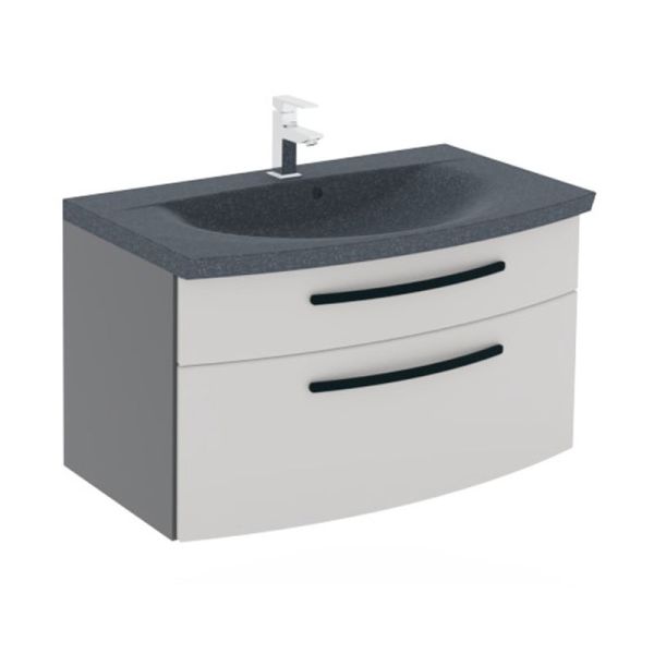 Puris Vuelta Waschtisch mit Unterschrank - 91,2 cm