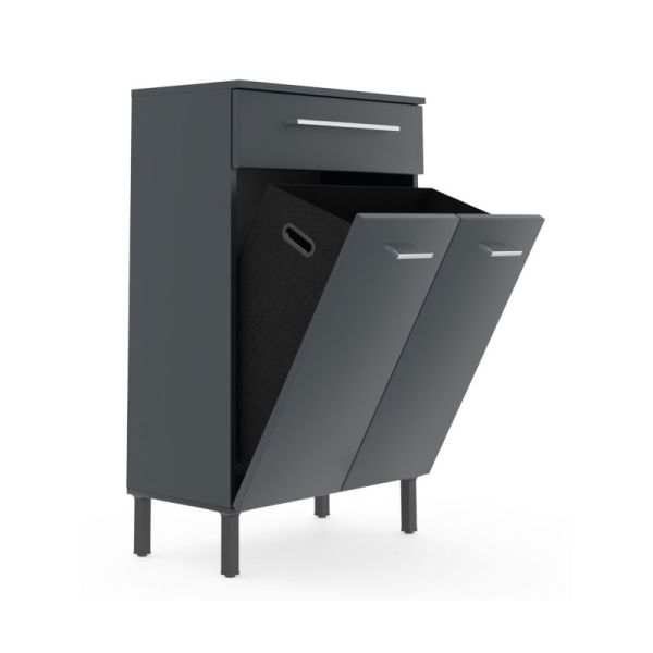 Puris Quada Highboard 60 cm Breite geöffnet