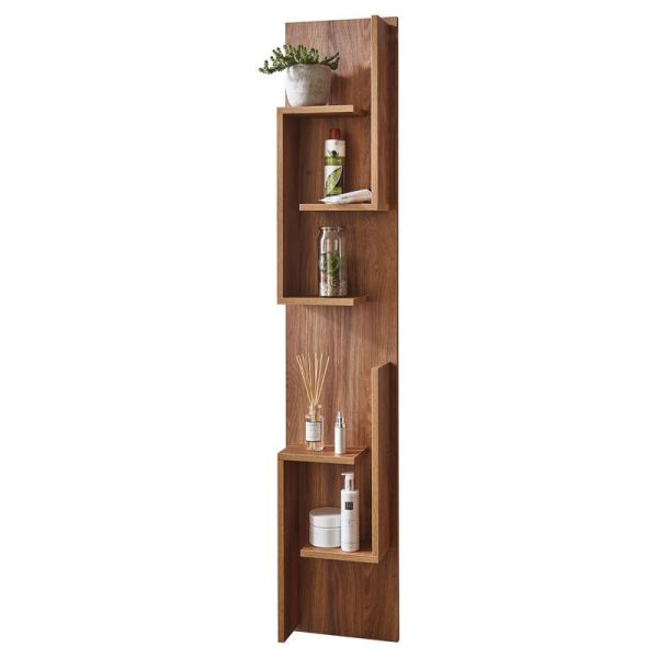 Puris Quada Hochschrank - 30 cm, mit offener Ablage