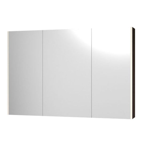 Puris Quada Spiegelschrank 120 cm mit Beleuchtungsstreifen