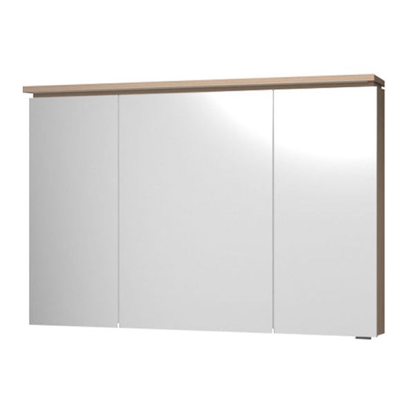 Puris Quada Spiegelschrank 120 cm mit Gesimsboden