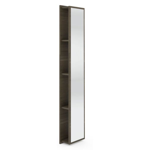 Puris Fine Line Hochschrank - 30 cm, mit Spiegelfläche