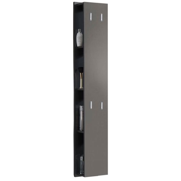 Puris Fine Line Hochschrank - 30 cm, 4 Funktionshaken