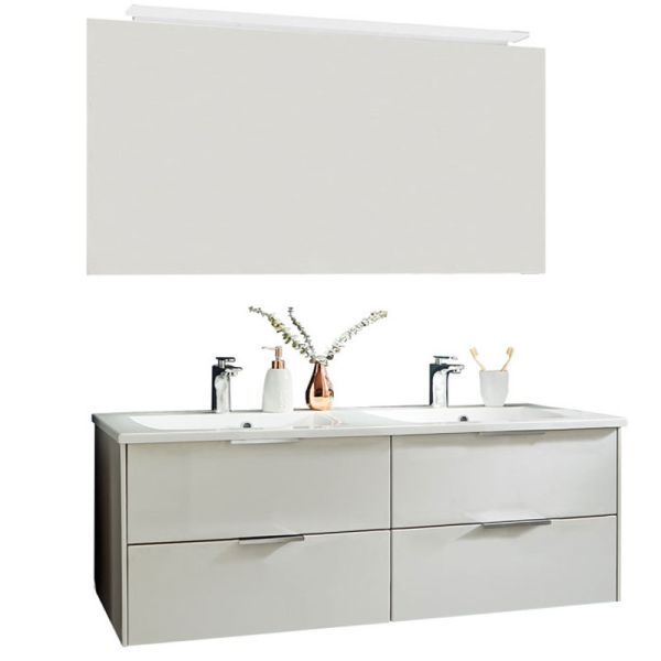 Puris D.Light Badmöbel Set - 123,2 cm