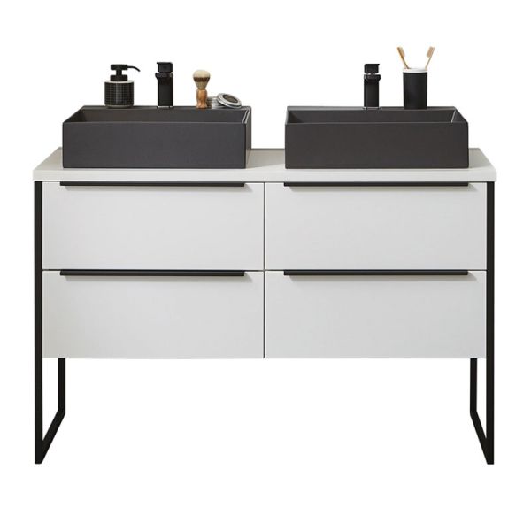 Puris Aspekt Waschtisch mit Unterschrank - 125 cm