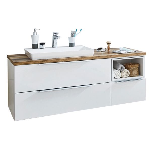 Puris Aspekt Waschtisch mit Unterschrank - 131 cm