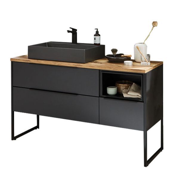 Puris Aspekt Waschtisch mit Unterschrank - 135 cm