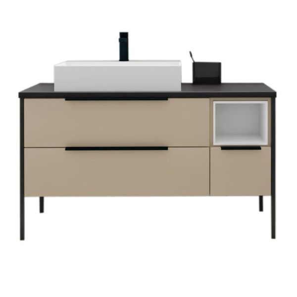 Puris Aspekt Waschtisch mit Unterschrank - 125 cm