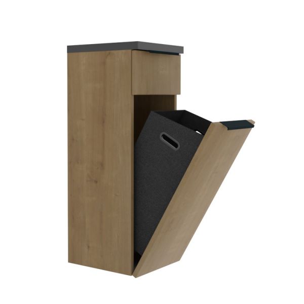 Puris Rounds Highboard - 30 cm geöffnet