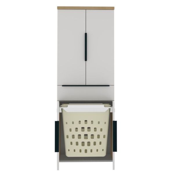 Puris Rounds Hochschrank - 60 cm geöffnet