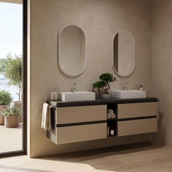 Puris Vialli Badmöbel Set 50 - 180,8 cm Ambiente