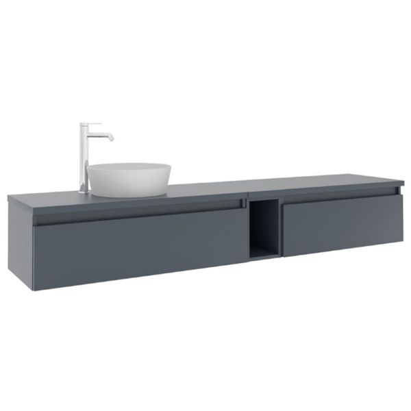 Puris Vialli Waschtisch mit Unterschrank - 160,8 cm