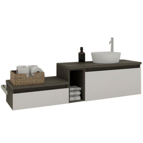 Puris Vialli Waschtisch mit Unterschrank Set 11 - 161,2 cm