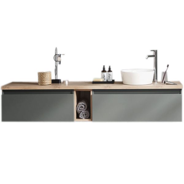 Puris Vialli Waschtisch mit Unterschrank Set 12 - 200,8 cm