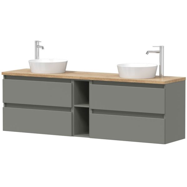 Puris Vialli Waschtisch mit Unterschrank Set 21 - 180,8 cm