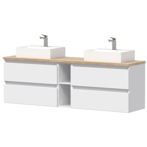 Puris Vialli Waschtisch mit Unterschrank Set 25 - 180,8 cm