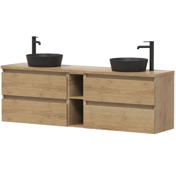 Puris Vialli Waschtisch mit Unterschrank Set 29 - 180,8 cm