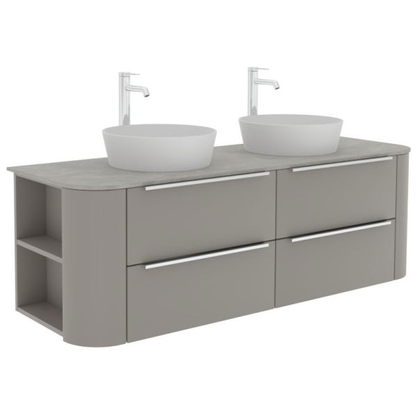 Puris Veluna Waschtisch mit Unterschrank Set 12 - 151 cm - 131 cm
