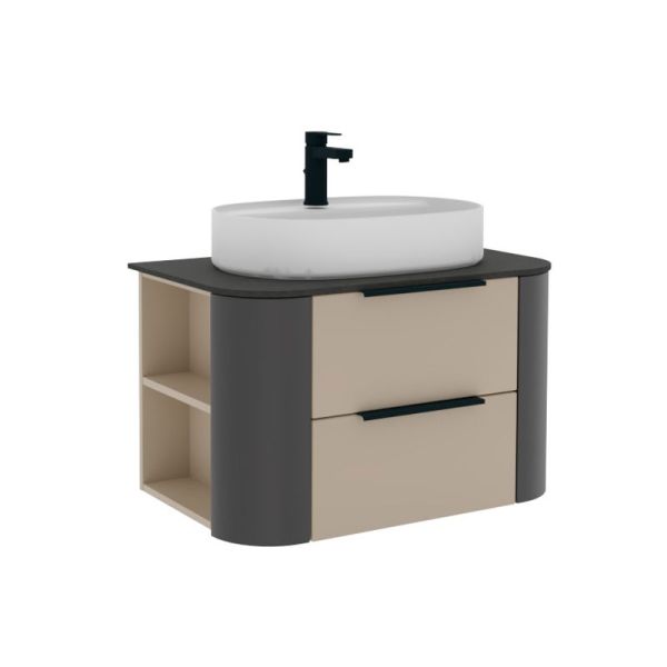 Puris Veluna Waschtisch mit Unterschrank Set 18 - 81 cm