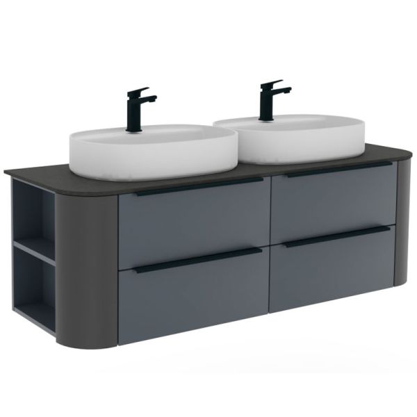 Puris Veluna Waschtisch mit Unterschrank Set 24 - 151 cm