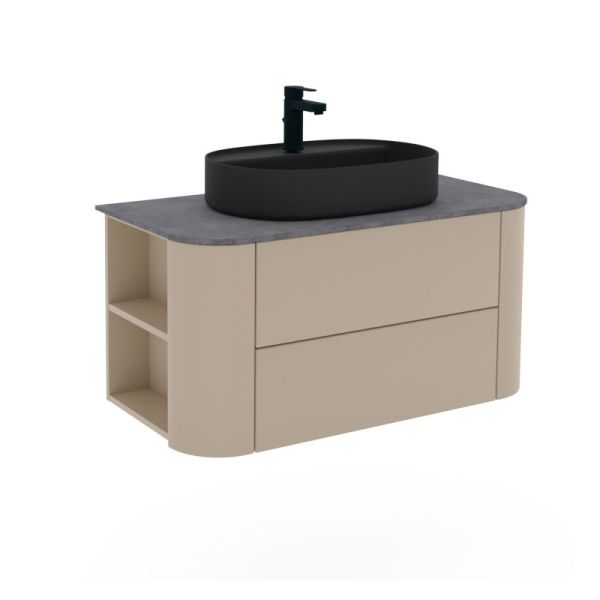 Puris Veluna Waschtisch mit Unterschrank Set 19-1 - 101 cm