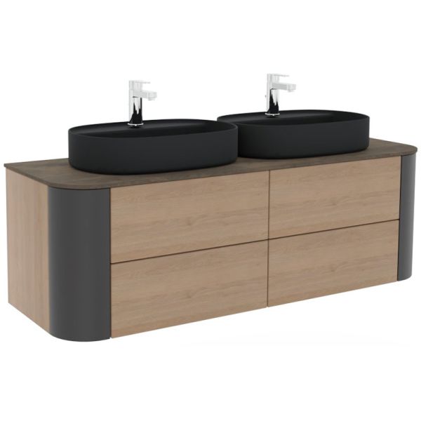 Puris Veluna Waschtisch mit Unterschrank Set 24-1 - 151 cm