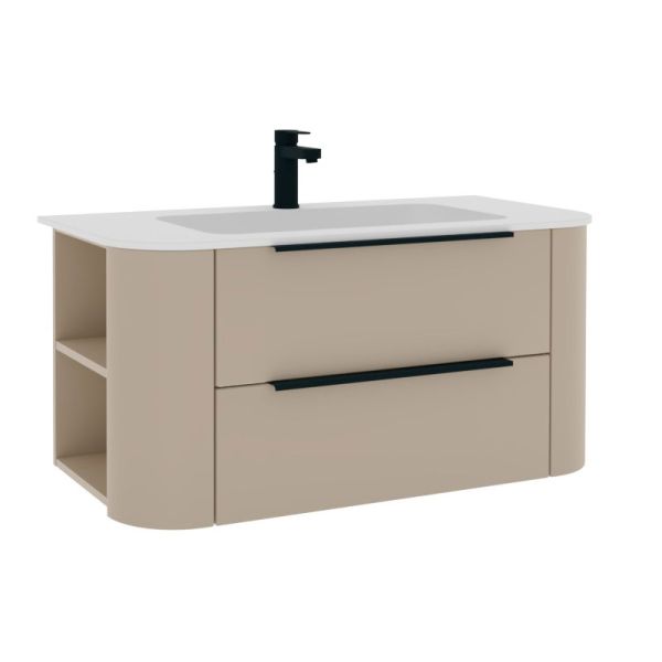 Puris Veluna Waschtisch mit Unterschrank Set 3 - 102 cm
