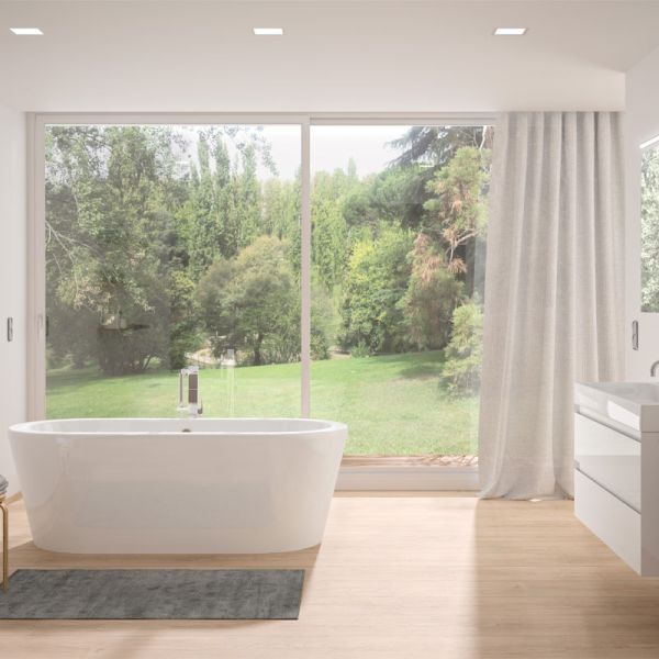 Repabad Livorno Freistehende Badewanne - 180 oval F - Acryl Ambiente