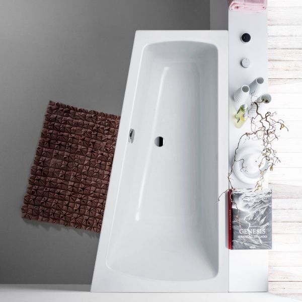 Repabad Livorno Eck-Badewanne - Duo 170 links - Acryl - ca. 170 Liter Ambiente