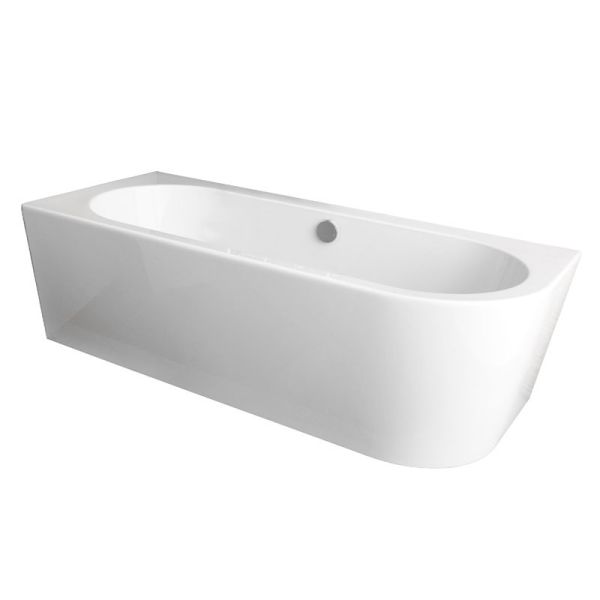 Repabad Livorno Freistehende Badewanne - 180 oval F rechts - Acryl