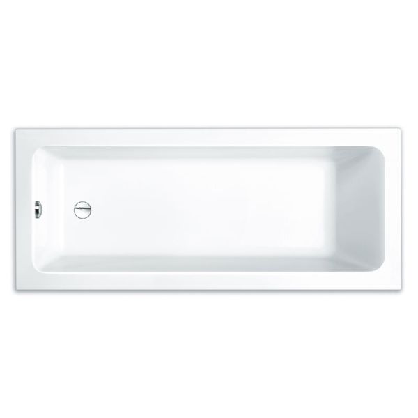 Repabad Abano Rechteck-Badewanne 180 Mono - Acryl, in Weiß