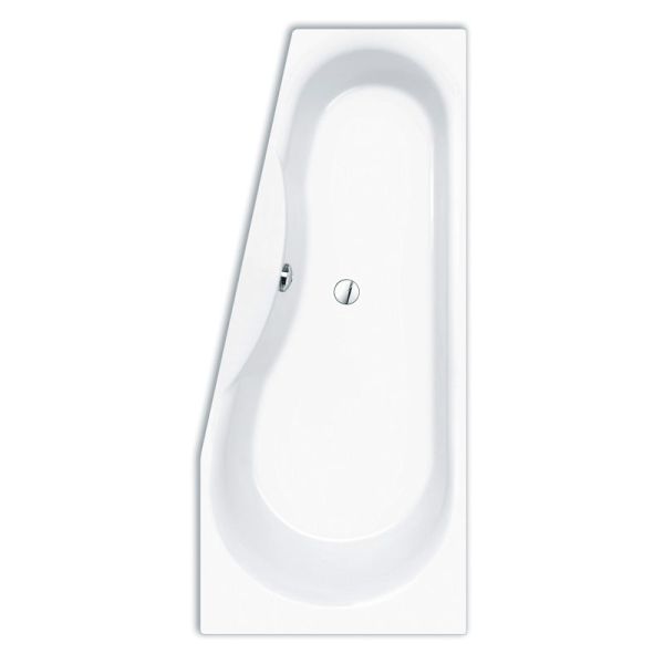 Repabad Tika Raumspar-Badewanne 170 links - Acryl, in Weiß