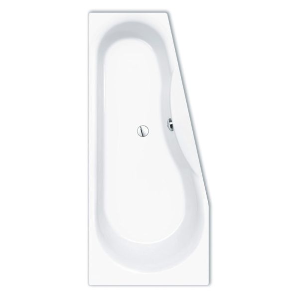 Repabad Tika Raumspar-Badewanne 160 rechts - Acryl, in Weiß