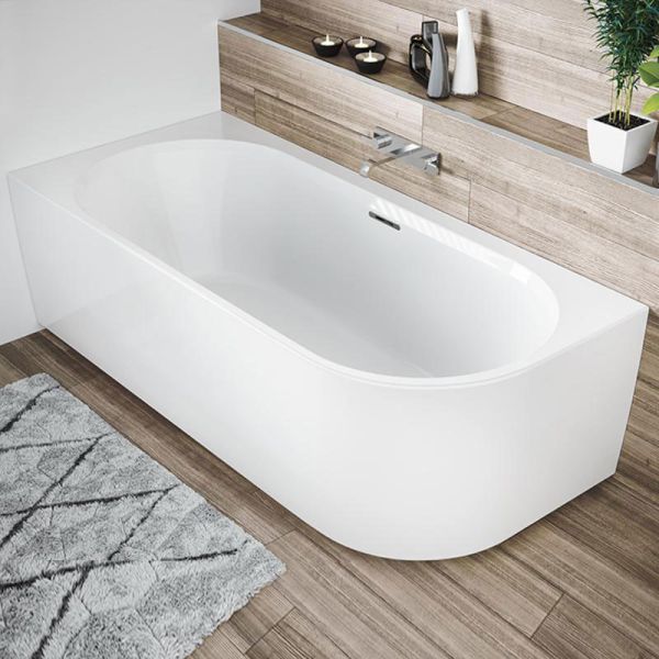 Riho Badewannen Eck-Badewanne Desire Corner Rechts - Acryl - 170 x 77 cm Ambien