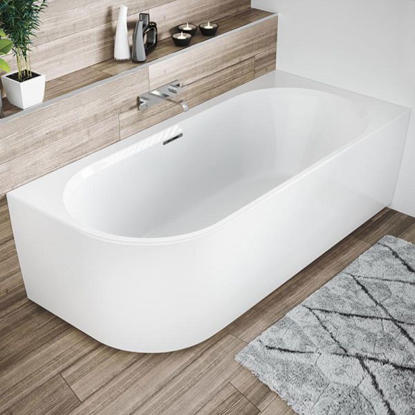 Riho Freistehende Badewanne Desire Corner Links - Acryl - 184 x 84 cm, Ambiente