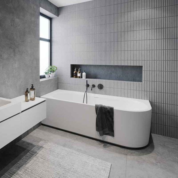 Riho Badewannen Eck-Badewanne Desire Corner Rechts - Acryl - 170 x 77 cm  Ambien