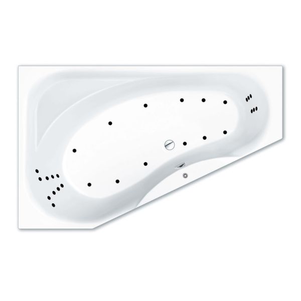 Repabad Tika 165 x 95_50 cm rechts, mit Aqua-Comfort
