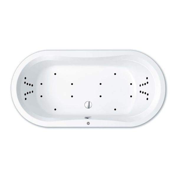 Repabad Pluto Oval 180 x 90 cm, mit Aqua-Comfort