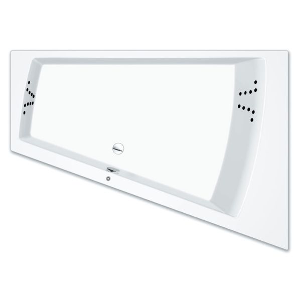 Repabad Genf Duo 180 x 130_65 cm links, mit Aquapunktur