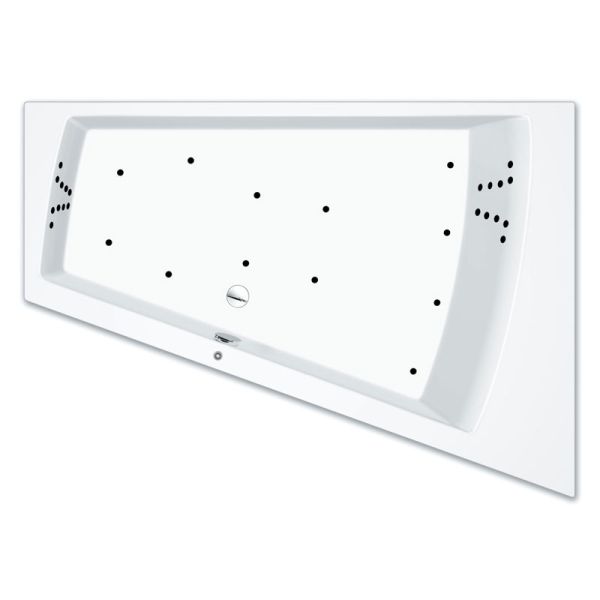 Repabad Genf Duo 170 x 110_65 cm links, mit Aqua-Comfort